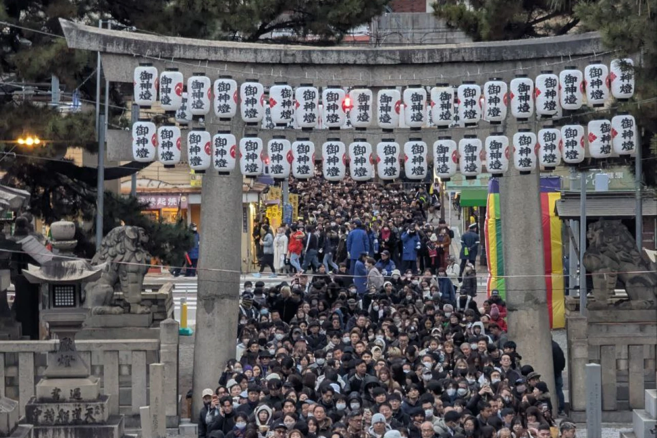 Sumiyoshi Taisha: Новогодние очереди и загадочные традиции