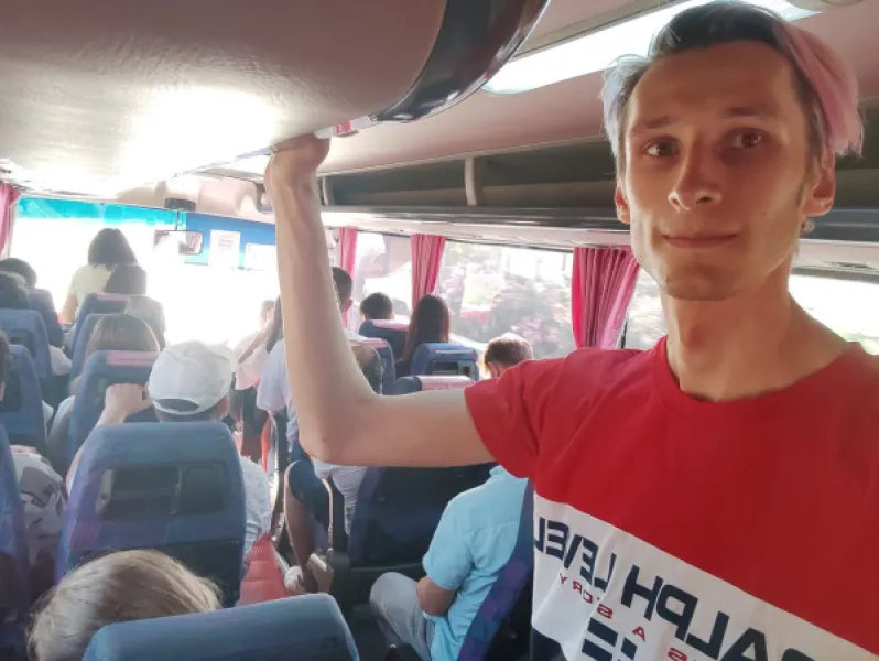 Продолжаем приключение: сели в первый попавшийся автобус на окраине города