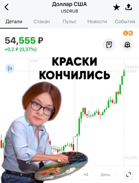 Когда краски закончились: курс доллара и ироничный взгляд на финансы