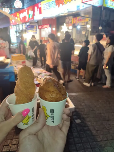 Потрясающие пончики в Gwangjang Market: стоит ли 40-минутного ожидания?