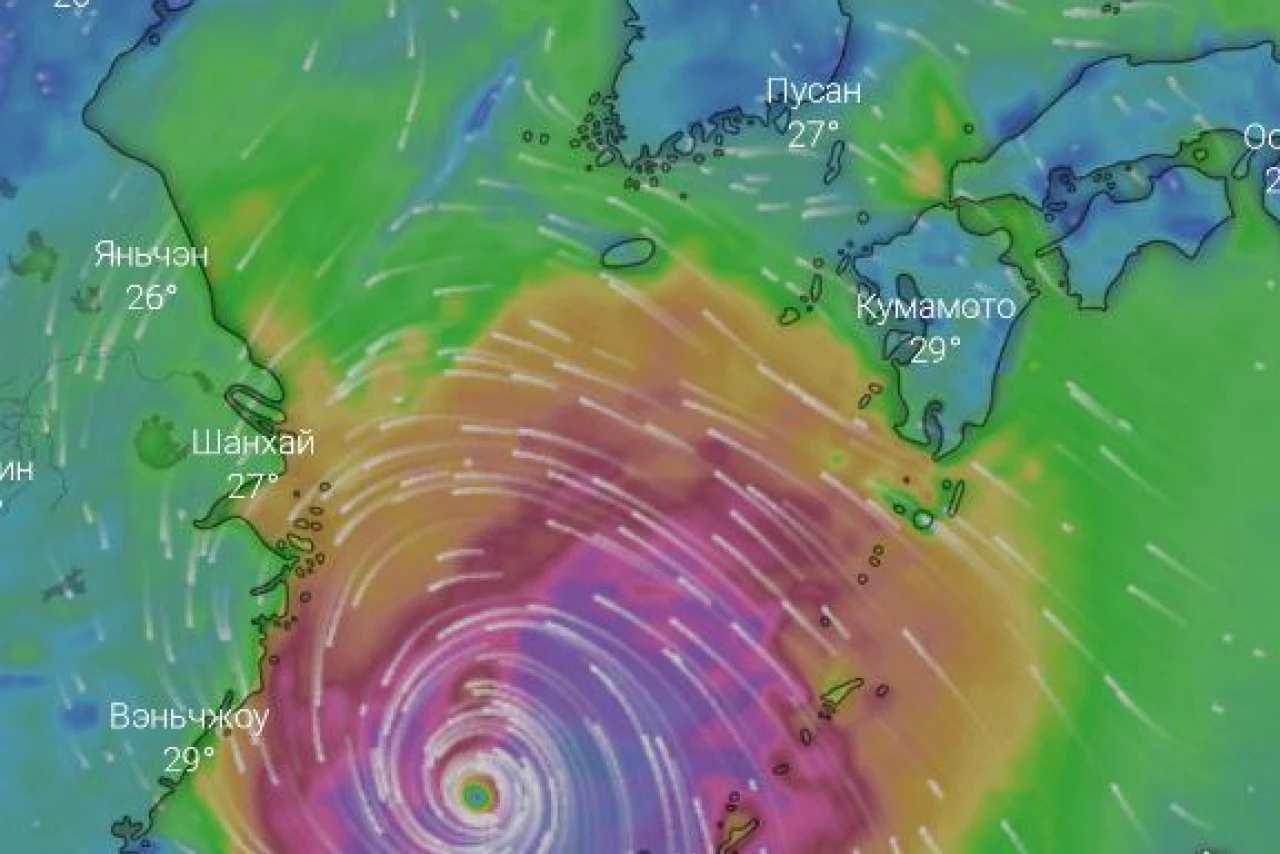 Ураган на карте: Windy.com показывает стихию