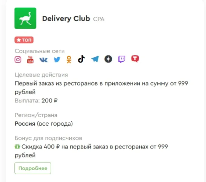 Инфлюенсер-платформы: промокоды и правила