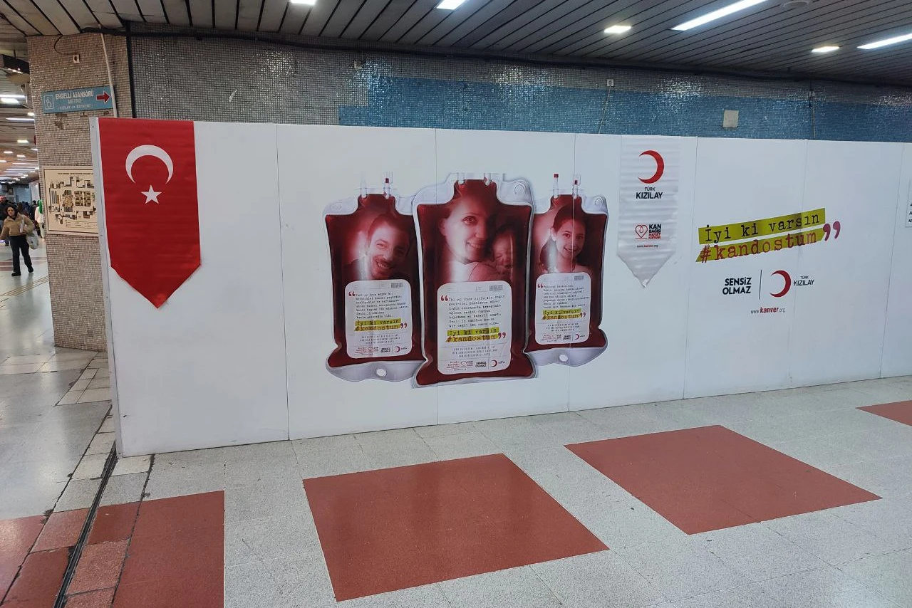 Донорская кровь в метро Стамбула: удобно и доступно
