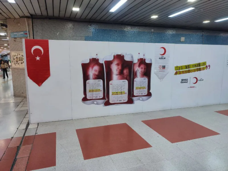 Донорская кровь в метро Стамбула: удобно и доступно
