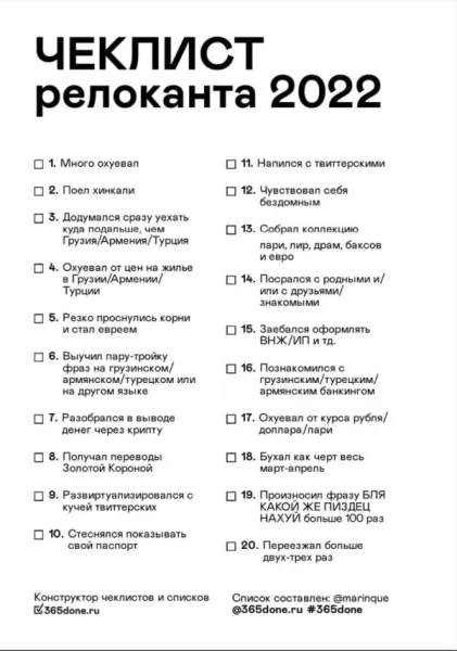 Чек-лист релоканта 2022: как пережить год переездов и адаптации