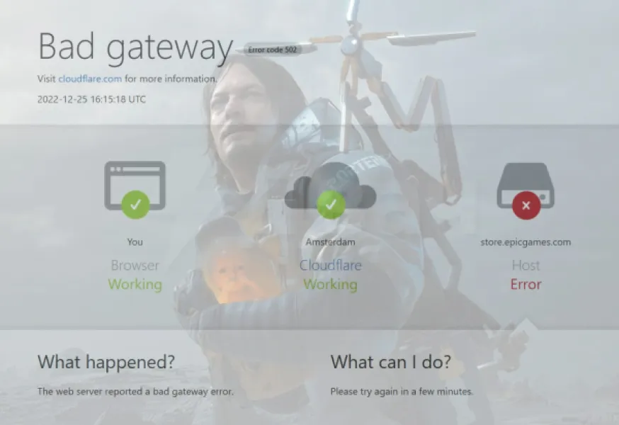 Epic Games Store раздает Death Stranding, но сайт не выдержал нагрузки