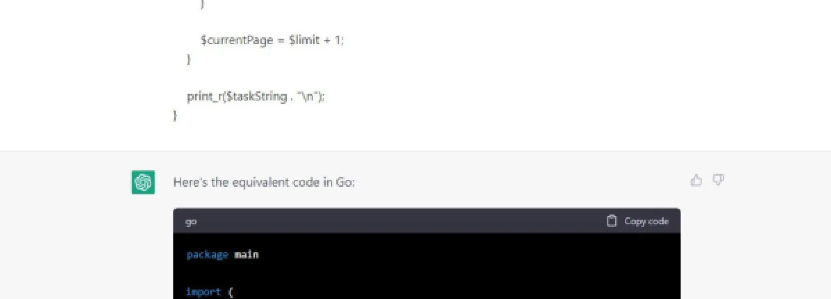 ChatGPT решил задачу на Golang: разработчики больше не нужны?