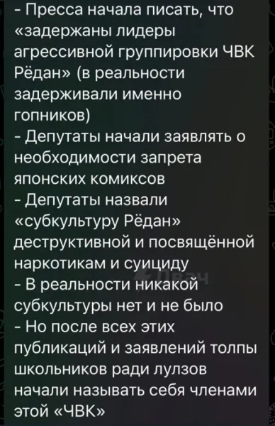 «ЧВК Рёдан»: как взрослые не поняли молодежь и интернет