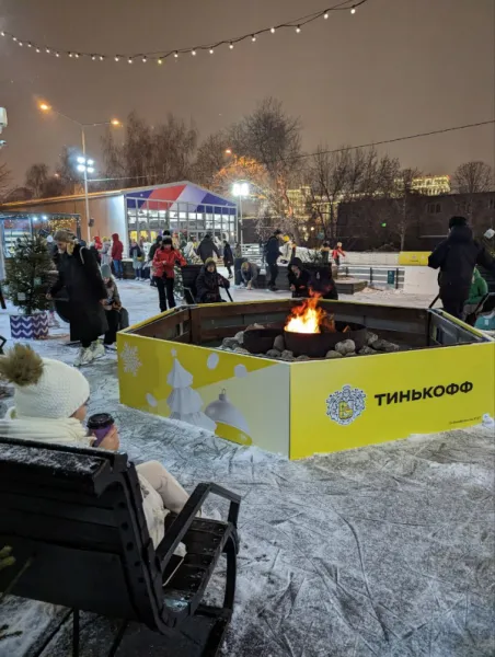 Бесплатный каток в Парке Горького: брендинг, халява и приятные бонусы
