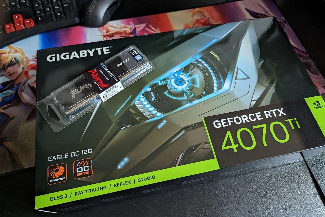 Новая видеокарта RTX 4070 Ti и RAM для ПК