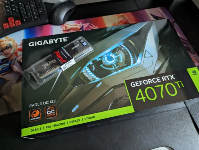Новая видеокарта RTX 4070 Ti и RAM для ПК