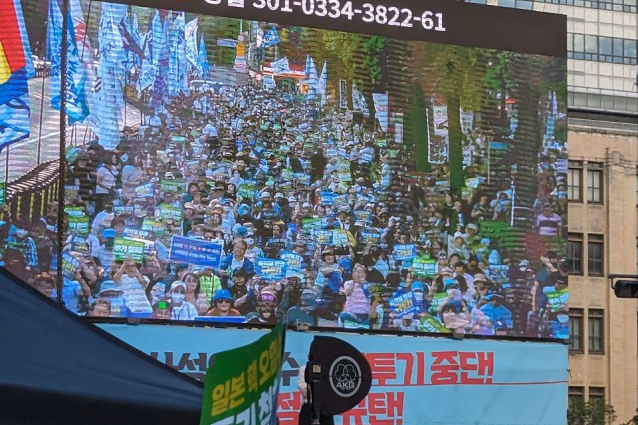Неожиданные встречи: от митингов в Бангкоке до протестов против загрязнения океана в Корее