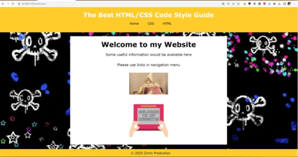 Учусь верстке: когда домашнее задание по HTML и CSS требует творчества