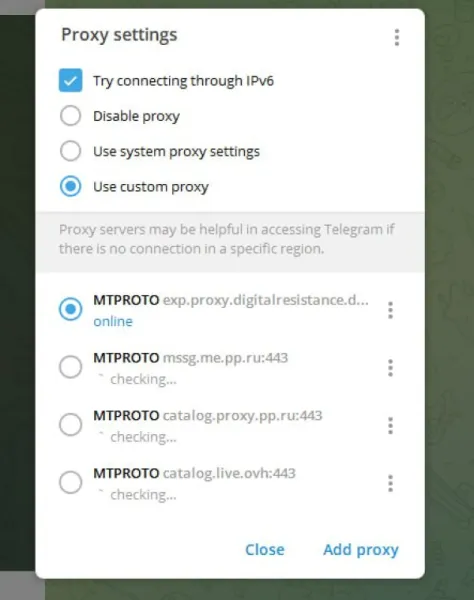Telegram не работает? Старые прокси РКН снова в деле!